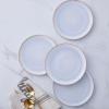 imageStone lain Luna Porcelain Dinnerware Set 16Piece  Service for 4 MintLavender