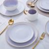 imageStone lain Luna Porcelain Dinnerware Set 16Piece  Service for 4 MintLavender