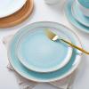 imageStone lain Luna Porcelain Dinnerware Set 16Piece  Service for 4 MintMint