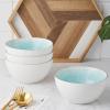 imageStone lain Luna Porcelain Dinnerware Set 16Piece  Service for 4 MintMint