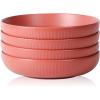 imageStone Lain Logan 16Piece Dinnerware Set Stoneware TerracottaTerracotta