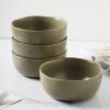 imageStone Lain Stoneware Dish Set 4 Mugs Tom  OliveTom  Olive