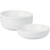 imageStone Lain Virtuo 4Piece Pasta Bowl Set Porcelain White