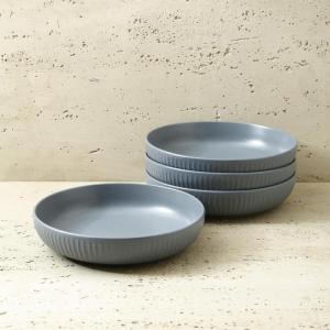 imageStone Lain Logan 16Piece Dinnerware Set Stoneware TerracottaGray