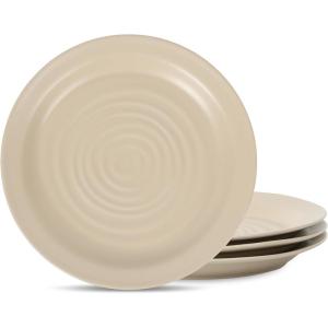 imageStone Lain Orbit 4Piece Pasta Bowl Set Stoneware BeigeBeige