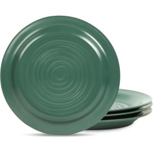 imageStone Lain Orbit 4Piece Pasta Bowl Set Stoneware BeigeGreen