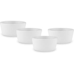 imageStone Lain Stoneware Dish Set 4 Mugs Tom  OliveAlbie  Speckled White