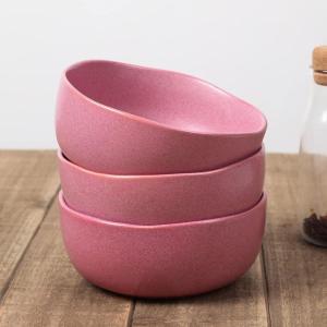 imageStone Lain Stoneware Dish Set 4 Mugs Tom  OliveTom  Pink White