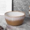 imageStone lain Vince Rustic Stoneware Mug Set 4 Count RedBrown