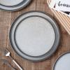 imageStone lain Vince Rustic Stoneware Mug Set 4 Count RedGray