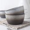 imageStone lain Vince Rustic Stoneware Mug Set 4 Count RedGray