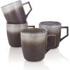 imageStone lain Vince Rustic Stoneware Mug Set 4 Count RedGray