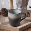 imageStone lain Vince Rustic Stoneware Mug Set 4 Count RedGray