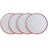 imageStone lain Vince Rustic Stoneware Mug Set 4 Count RedRed