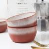 imageStone lain Vince Rustic Stoneware Mug Set 4 Count RedRed