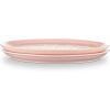 imageStone lain Elena Stoneware Dish Set 4 Dinner Plates Pink