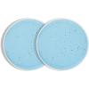 imageStone lain Elena Stoneware Dish Set 4 Dinner Plates Blue