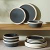 imageStone Lain Capri 12Piece Dinnerware Set Stoneware WhiteGray