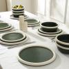 imageStone Lain Capri 12Piece Dinnerware Set Stoneware WhiteGreen