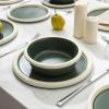 imageStone Lain Capri 12Piece Dinnerware Set Stoneware WhiteGreen