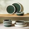 imageStone Lain Capri 12Piece Dinnerware Set Stoneware WhiteGreen