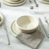 imageStone Lain Capri 12Piece Dinnerware Set Stoneware WhiteWhite