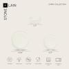 imageStone Lain Capri 12Piece Dinnerware Set Stoneware WhiteWhite