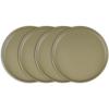 imageStone Lain Stoneware Dish Set Set of 4  Salad Plates Gray and BlueOlive