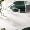 imageStone Lain Baskerville 16Piece Dinnerware Set Stoneware Borosilicate Glass GreenGreen