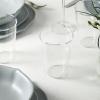 imageStone Lain Baskerville 16Piece Dinnerware Set Stoneware Borosilicate Glass GreenLight Blue