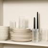 imageStone Lain Dua 16Piece Dinnerware Set Stoneware Borosilicate Glass WhiteWhite