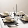 imageStone Lain Dua 16Piece Dinnerware Set Stoneware Borosilicate Glass WhiteWhite