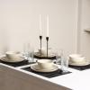 imageStone Lain Dua 16Piece Dinnerware Set Stoneware Borosilicate Glass WhiteWhite