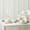 imageStone Lain Mirella 32Piece Dinnerware Set Stoneware Borosilicate Glass BeigeBeige