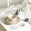 imageStone Lain Mirella 32Piece Dinnerware Set Stoneware Borosilicate Glass BeigeBeige