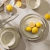 imageStone Lain Mirella 32Piece Dinnerware Set Stoneware Borosilicate Glass BeigeBeige