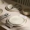 imageStone Lain Mirella 32Piece Dinnerware Set Stoneware Borosilicate Glass BeigeBeige