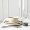 imageStone Lain Mirella 32Piece Dinnerware Set Stoneware Borosilicate Glass BeigeBeige