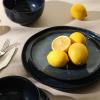 imageStone Lain Mirella 32Piece Dinnerware Set Stoneware Borosilicate Glass BeigeBlue