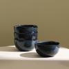 imageStone Lain Mirella 32Piece Dinnerware Set Stoneware Borosilicate Glass BeigeBlue