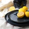 imageStone Lain Mirella 32Piece Dinnerware Set Stoneware Borosilicate Glass BeigeBlue