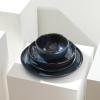 imageStone Lain Mirella 32Piece Dinnerware Set Stoneware Borosilicate Glass BeigeBlue