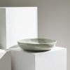 imageStone Lain Mirella 32Piece Dinnerware Set Stoneware Borosilicate Glass BeigeLight Green