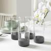 imageStone Lain Mirella 32Piece Dinnerware Set Stoneware Borosilicate Glass BeigeLight Green