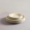 imageStone Lain Zen Stoneware 12Piece Dinnerware Set Service for 4 Beige Includes Salad  Dinner Plates ampamp Bowls Textured Sand Finish Microwave ampamp Dishwasher SafeBeige