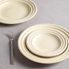 imageStone Lain Zen Stoneware 12Piece Dinnerware Set Service for 4 Beige Includes Salad  Dinner Plates ampamp Bowls Textured Sand Finish Microwave ampamp Dishwasher SafeBeige