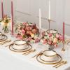 imageChristian Siriano Solene Stoneware Dinnerware 12Piece Plates and Bowls Set Dish Set for 4 Black with Gold Rim Glossy Finish Hand Wash OnlyWhite