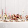 imageChristian Siriano Solene Stoneware Dinnerware 12Piece Plates and Bowls Set Dish Set for 4 Black with Gold Rim Glossy Finish Hand Wash OnlyWhite