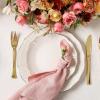 imageChristian Siriano Solene Stoneware Dinnerware 12Piece Plates and Bowls Set Dish Set for 4 Black with Gold Rim Glossy Finish Hand Wash OnlyWhite and Gold