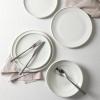 imageEarth ampamp Clay Celeste 12Piece Dinnerware Stoneware Plates and Bowls Includes Dinner and Salad Plates Cereal Bowls Dishwasher and Microwave Safe Dish Set for 4 Ivory WhiteWhite